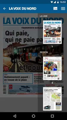 La Voix du Nord android App screenshot 0