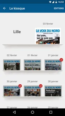 La Voix du Nord android App screenshot 2